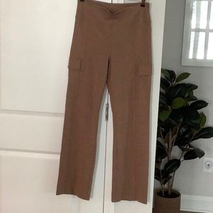 Athleta Delancey straight cargo pant size M light coffee color pockets